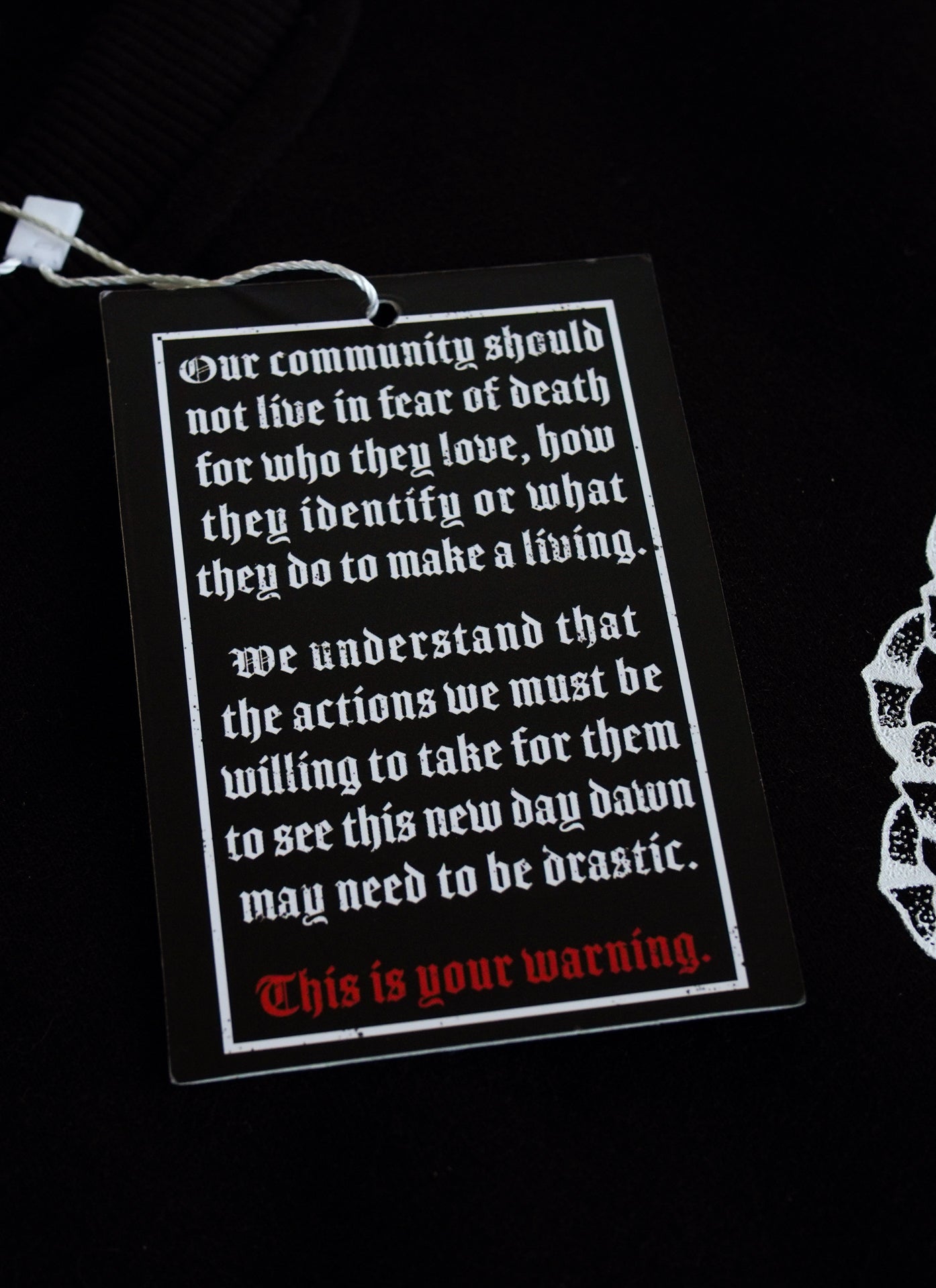 Respect Sex Workers Sweatshirt (BOTTOM ONLY)